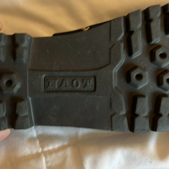 NAOT black Canvas Stretch Hydra Slip On Sandal Cork
Suede Footbed size 41 - Picture 7 of 9